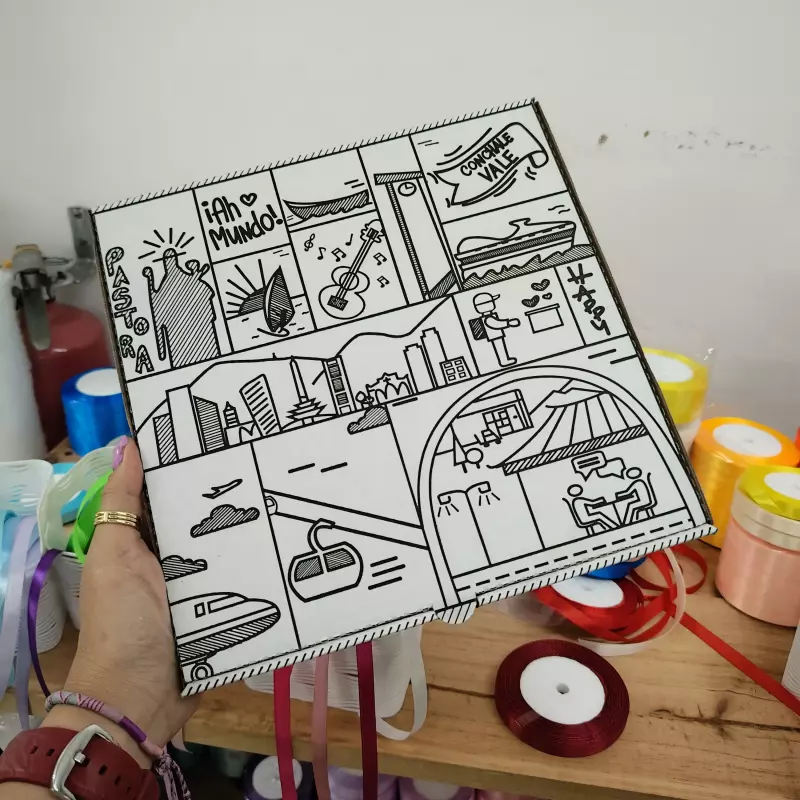 Caja Pizza Venezuela (40x40)