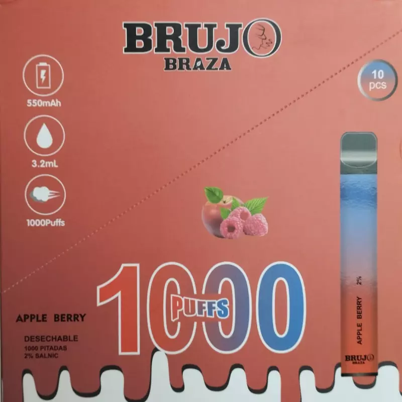 Vape Brujo Braza - 1000 Puffs
