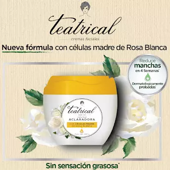 Crema Facial ACLARADORA Teatrical