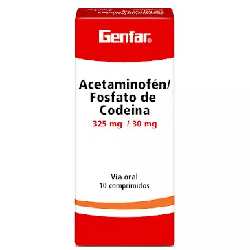 ACETAMINOFEN / CODEINA CAJA X 30 TAB