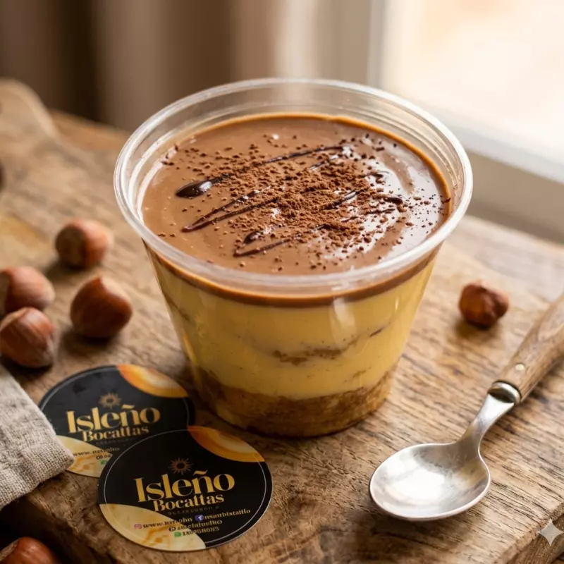 Tiramisú crema de avellanas