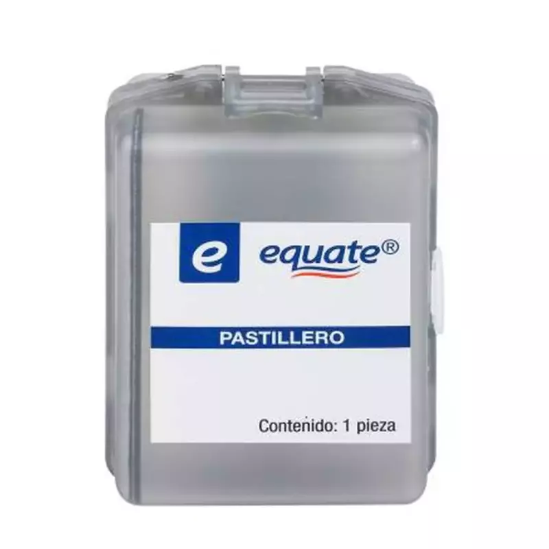Pastillero de plástico Equate 1 pza