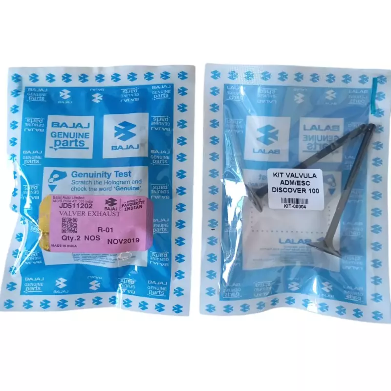 KIT VALVULA ADM/ESC DISCOVER100BOXER
