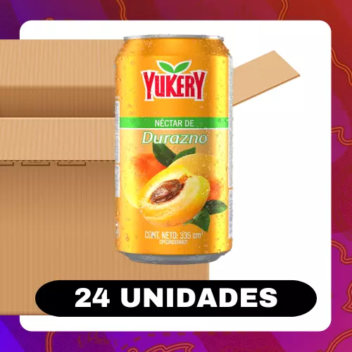 Bulto Yukery Durazno 335ml