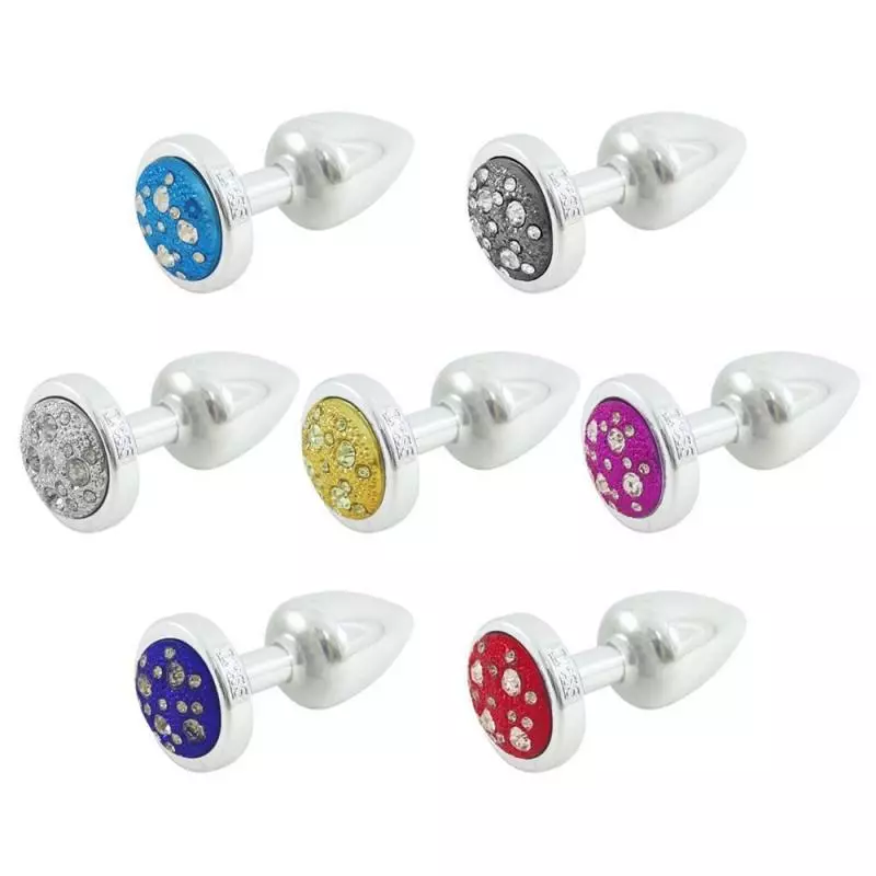 PLUG LESS P CROMADO C/ PEDRA