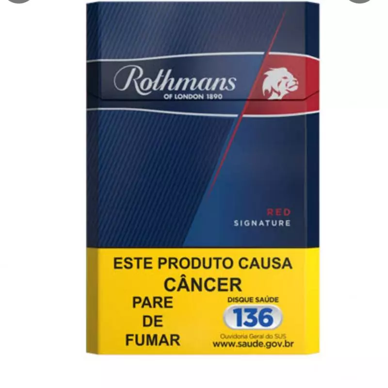 cigarro rothimans  vermelho