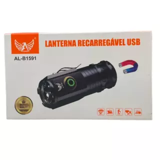 LANTERNA RECARREGAVEL USB AL-B1591