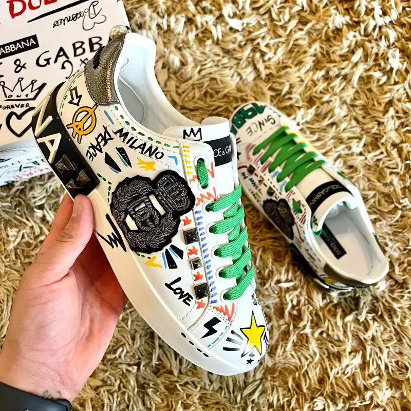 TENIS DOLCE GABBANA GREEN MAN