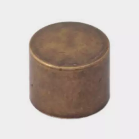 TERMINAL CILINDRO LISO x2