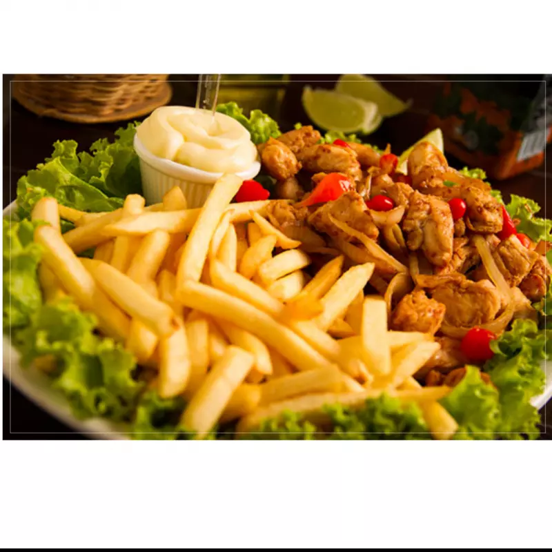 Isca de Frango com Fritas