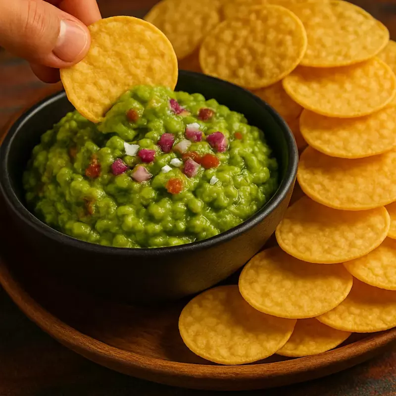 NACHOS CON GUACAMOLE