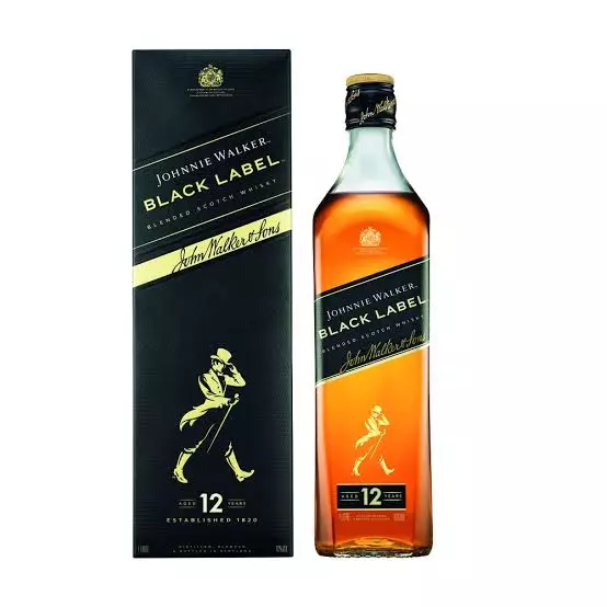 JOHNNIE WALKER BLACK LABEL 750ML