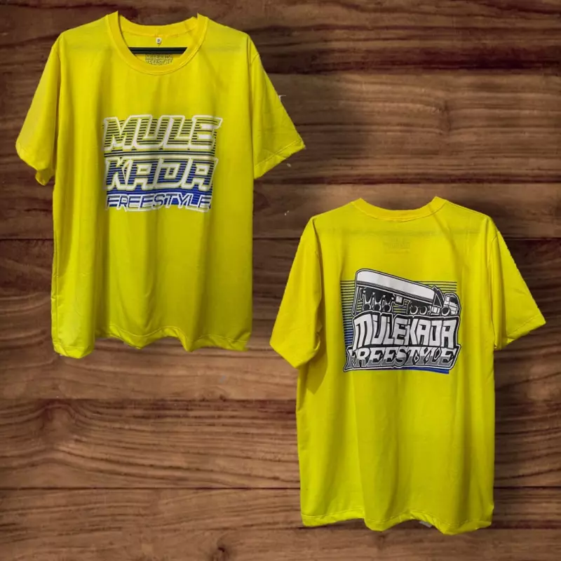 CAMISETA CARRETA ARQUEADA AMARELA