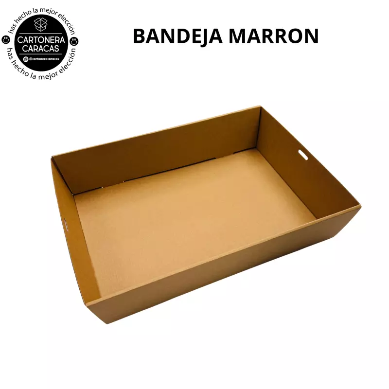 BANDEJA MARRON