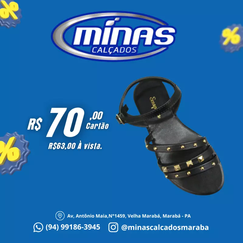 Rasteirinha Preta RF:18880