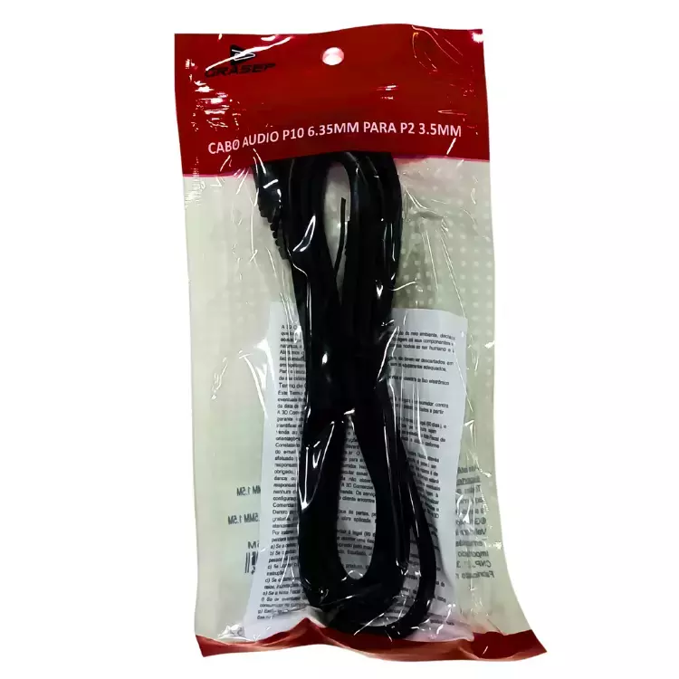 CABO P10 X P2 GRASEP 1,5M ESTEREO