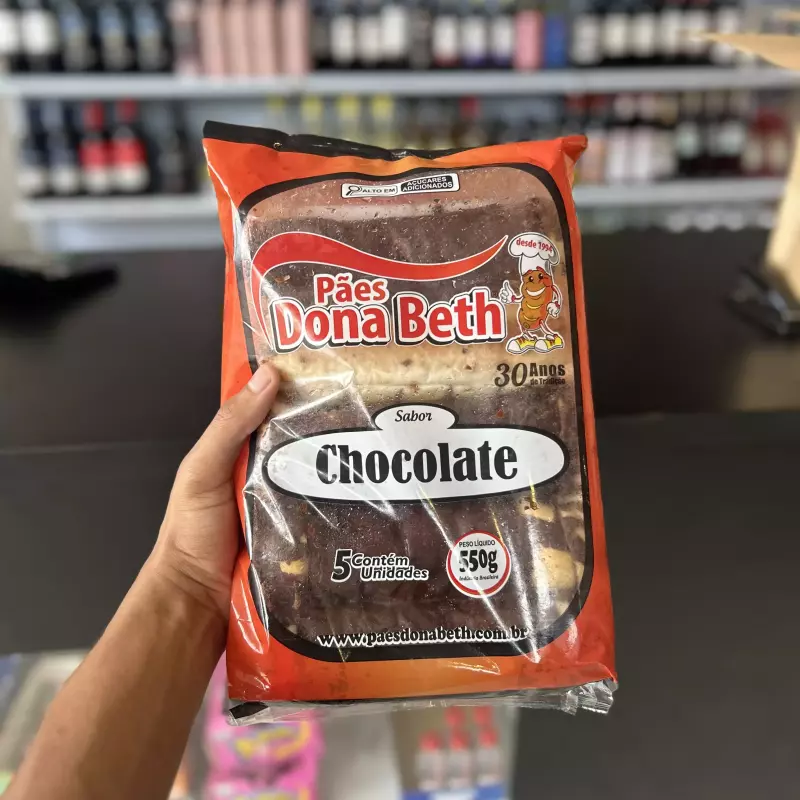 PAO DE ALHO DONA BETH CHOCOLATE