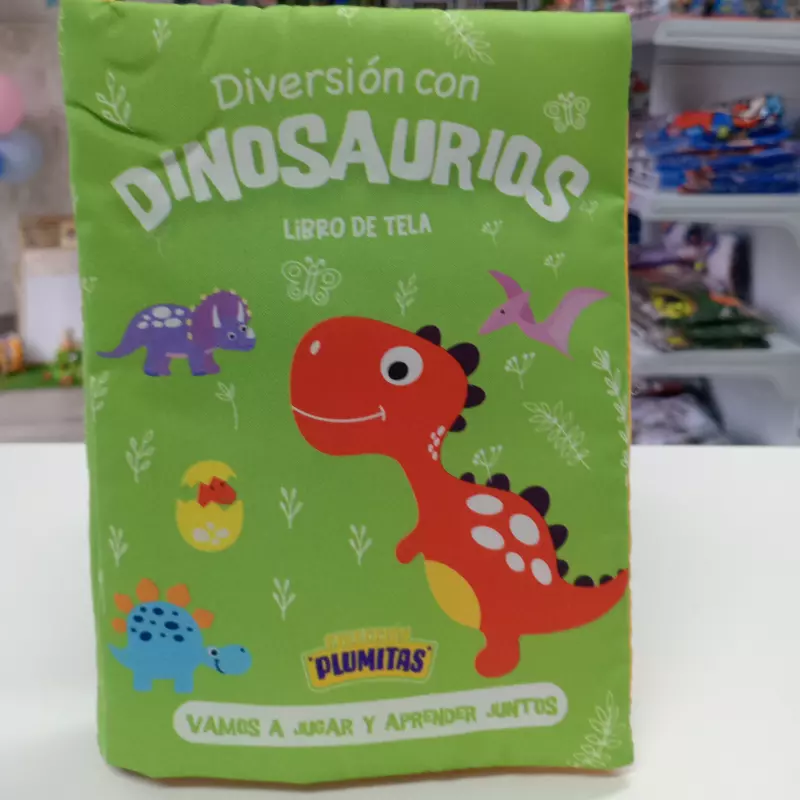 DINOSAURIOS - LIBRO DE TELA