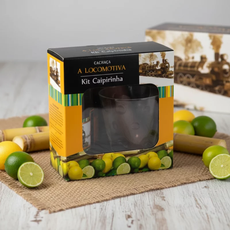Cachaça A Locomotiva kit Caipirinha