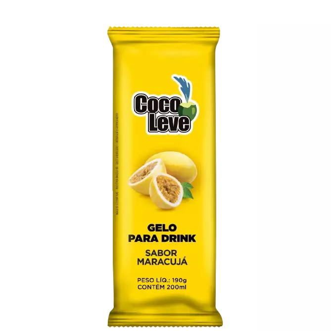 Gelo Coco Leve - Sabor Maracujá