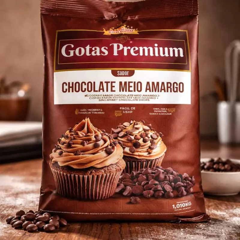 gota choc.meio amargo ki-kakau 1kg
