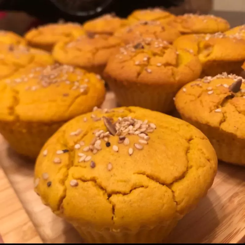 Muffin funcional de carne de panela