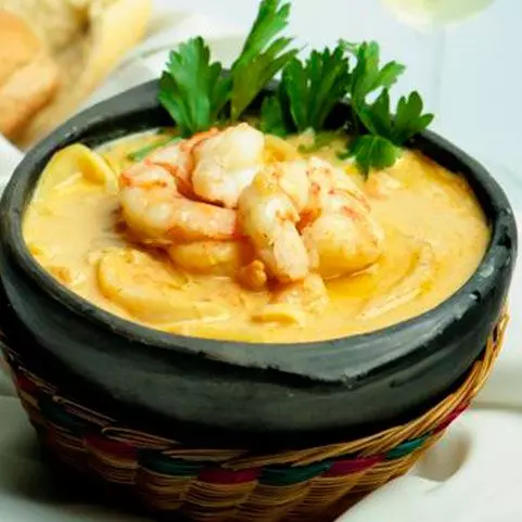 Mariscos - Cazuela de Camarones