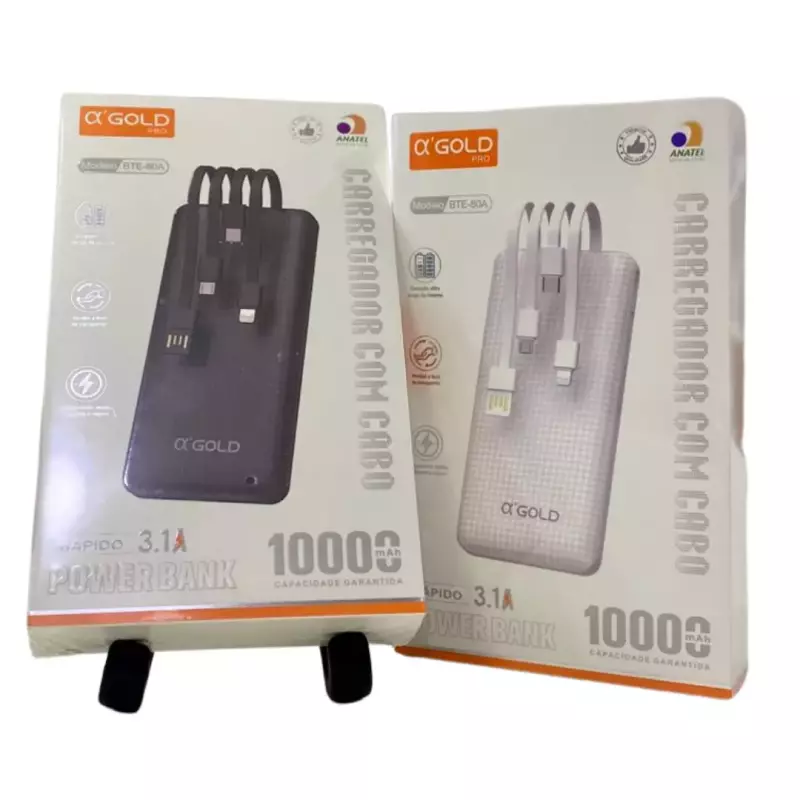 POWERBANK GOLD 10000mAh BTE-80A