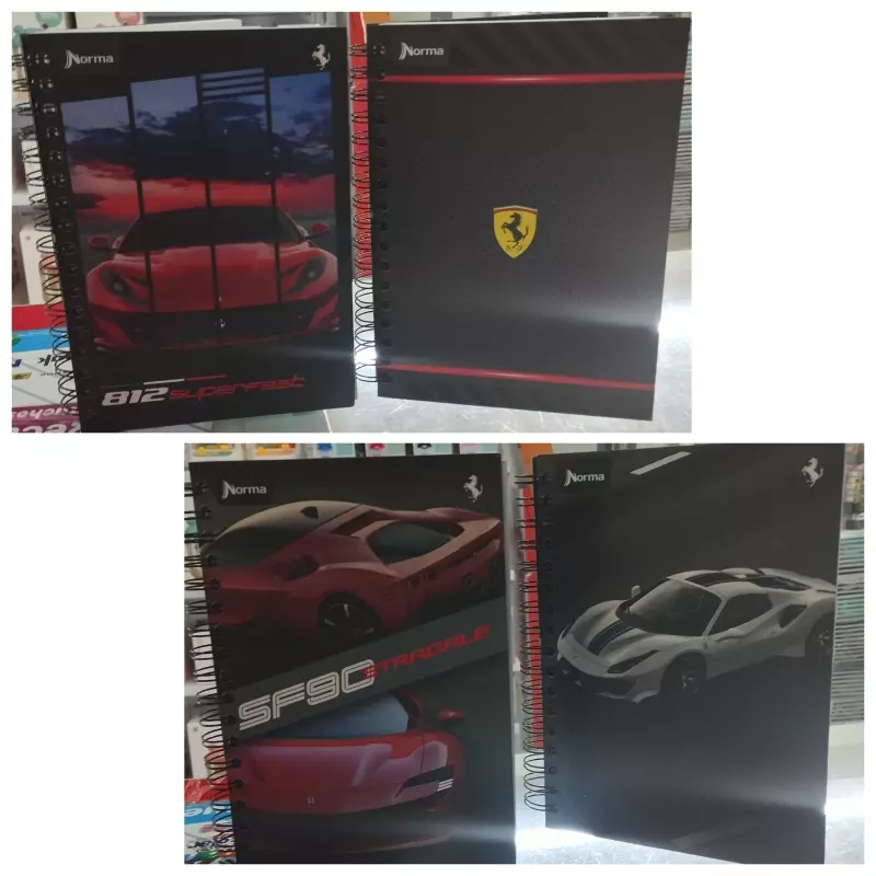 Libreta de 6 materias ferrari norma