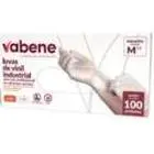 LUVA VINIL VABENE M 100UN