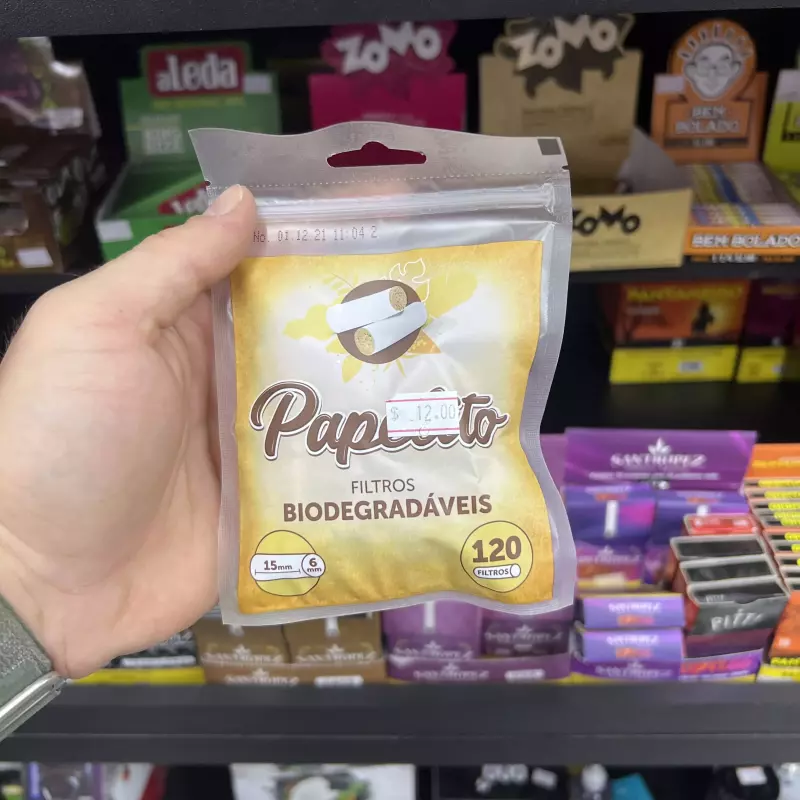 Filtro Papelito biodegradável c/120