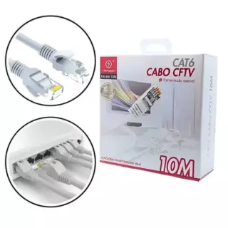 CABO DE REDE 10M KAPBOM KAP-6W-10M