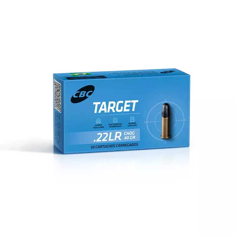 MUNIÇAO 22 LR TARGET
