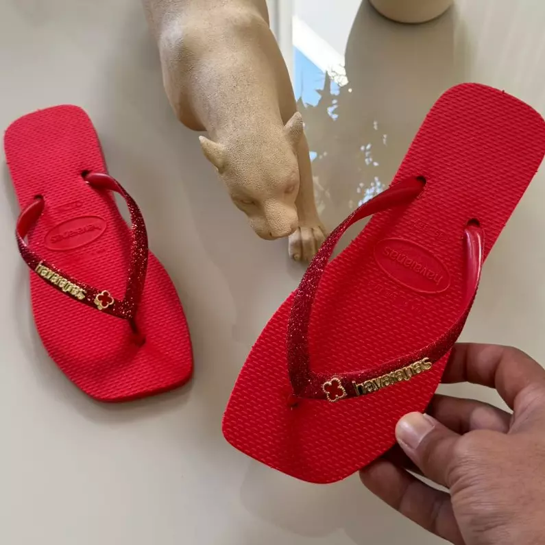 Fem gliter sant vermelha