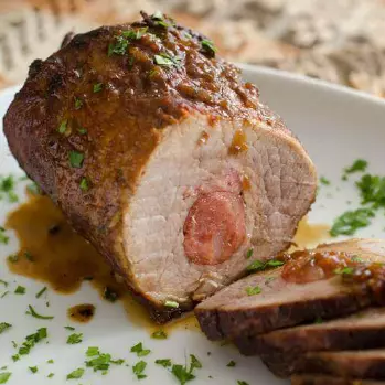Lombo Recheado Assado