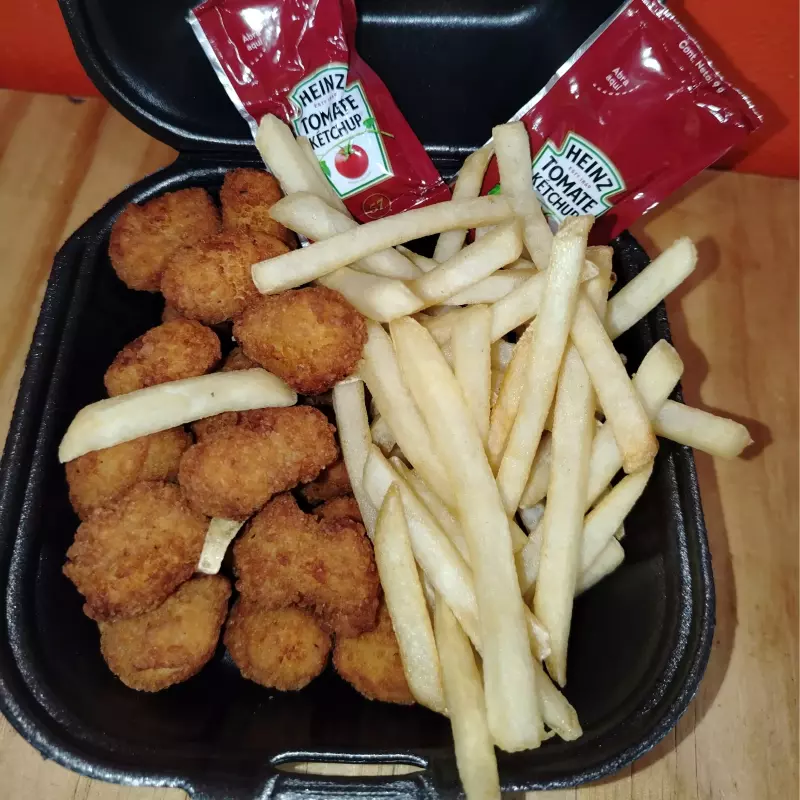 Chicken Pops con Papas