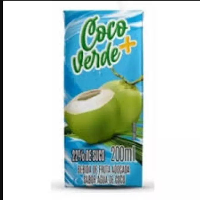 Agua de coco verde cx/27und