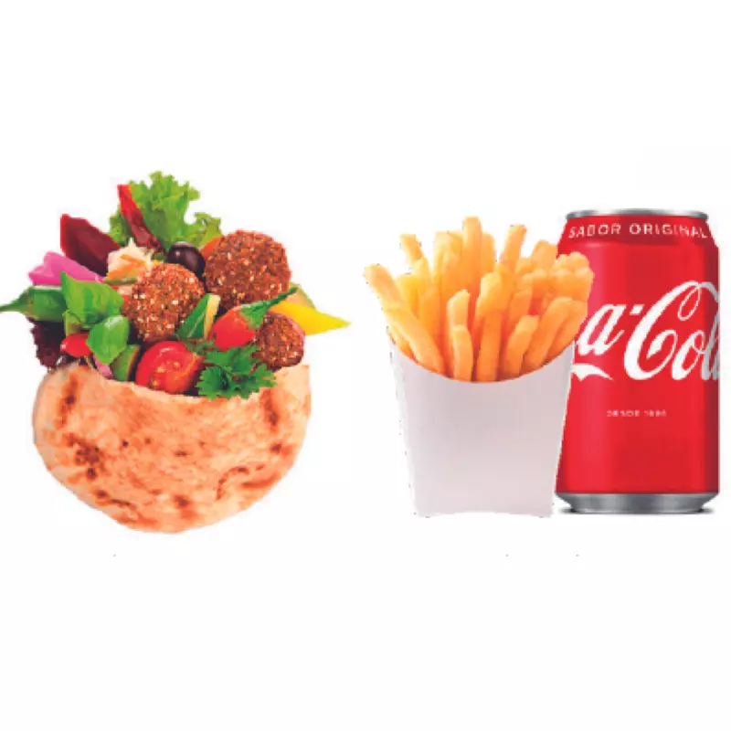 ROLLO O PITA FALAFEL.