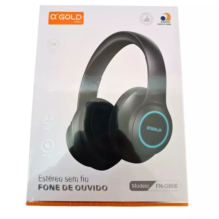 FONE DE OUVIDO S/FIO GOLD FN-BG06