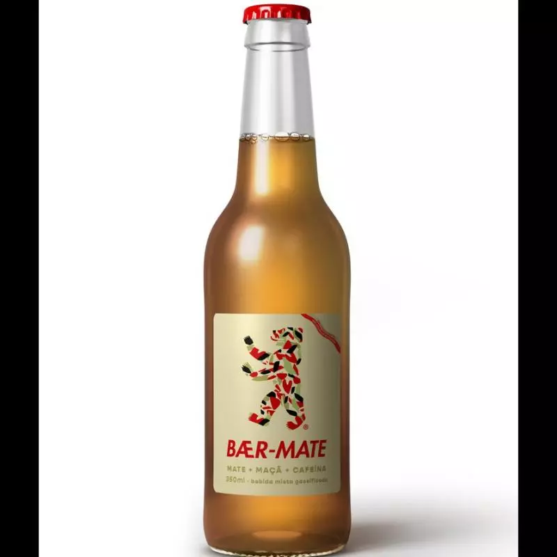 Baer Mate Mate+maçã+cafeína 350ml