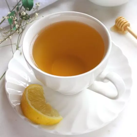 Infusion de té caliente
