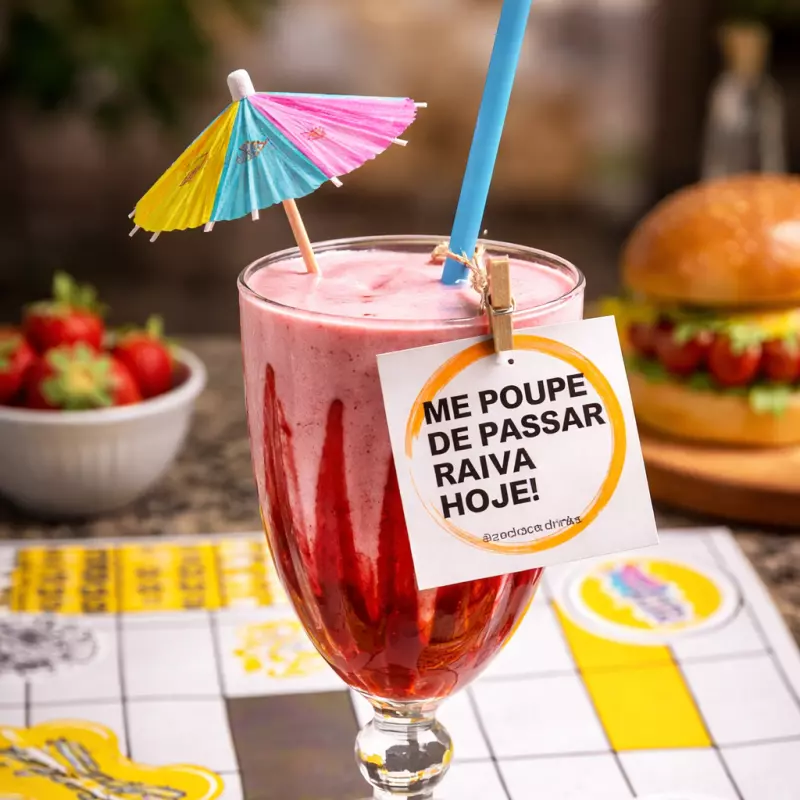DRINK DE MORANGO