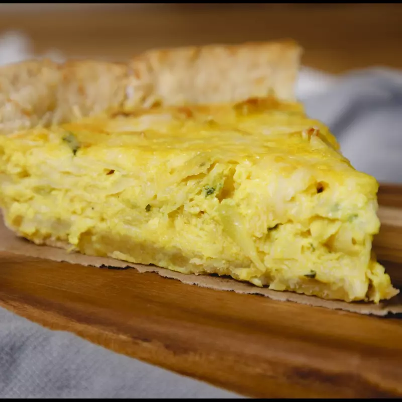 Quiché de flor de itabo