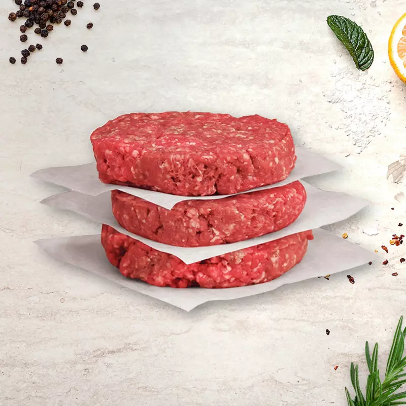 Hamburguesas de res marinada