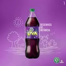 Refrigerante 15 Uva 2 Litros.
