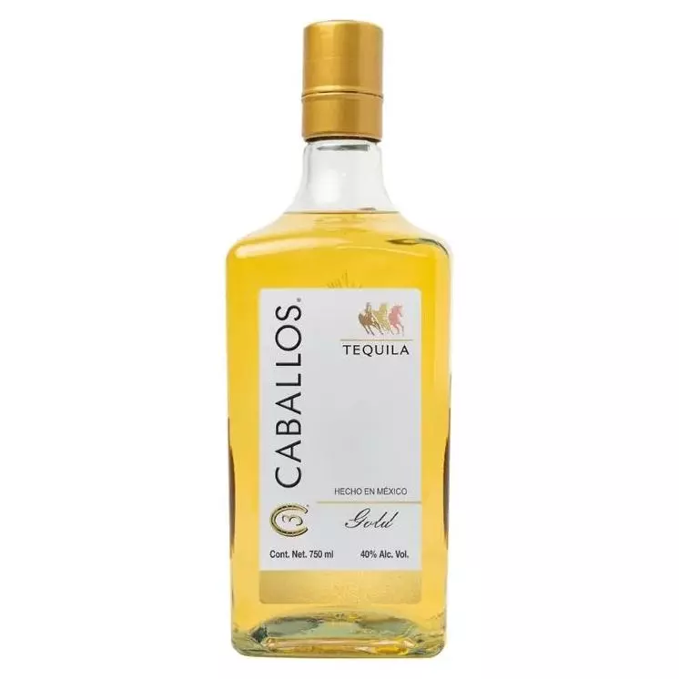 TEQUILA GOLD 3 CABALLOS 750 ML