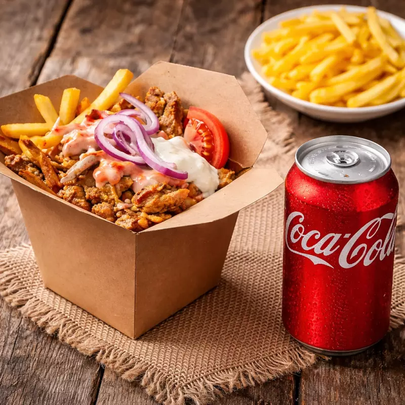 MENÚ BOX CARNE + VERDURA + PATATAS