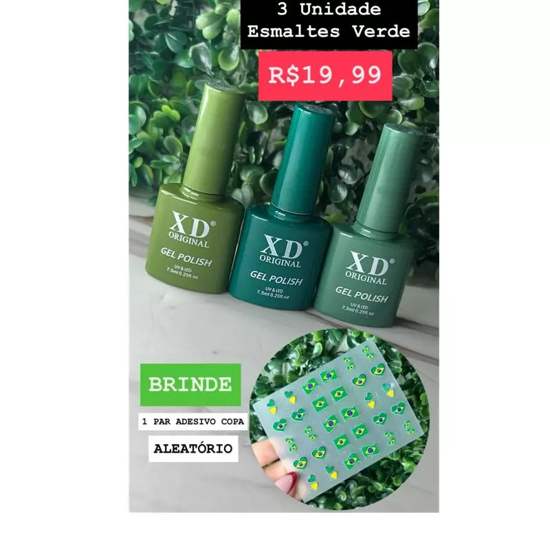 Esm.Gel Trio Verdes XD  10-11-12