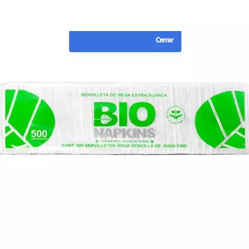 Servilleta Bio NAPKINS 500 Hojas