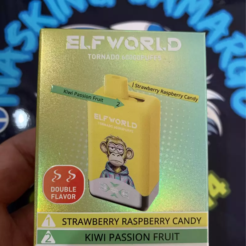 Elf-Straw Raspberry/ Kiwi Guava🥝🫐